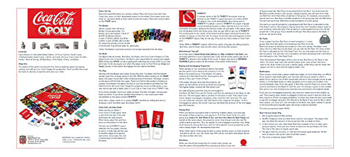 Juego De Mesa Coca-cola Opoly/family