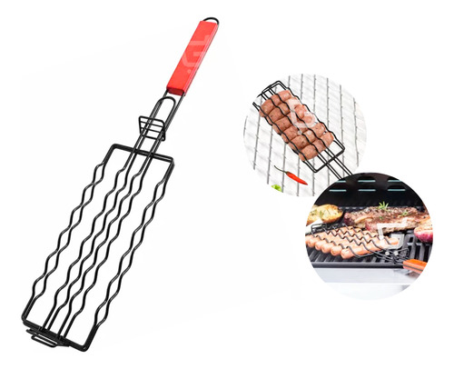 Parrilla Asador Bbq Rejilla Metalica Doble Asado Perfecto   