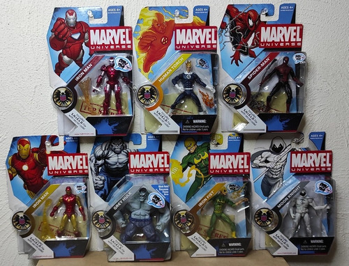 Hasbro Marvel Universe 3.75 S-1 S.h.i.e.l.d 7 Piezas.