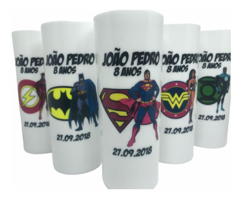 60 Copos Long Drink 350ml Personalizados