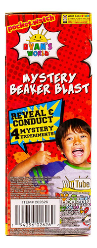 Ryans World Beaker Blast, 4 Experimentos Misteriosos: Cuenta