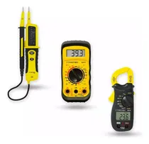 Comprar Kit Multimetro + Pinza Amperimetrica + Comprobador Tension