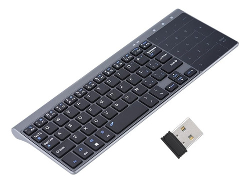 2.4ghz Mini Wireless Keyboard With Touchpad Numeric Keypad