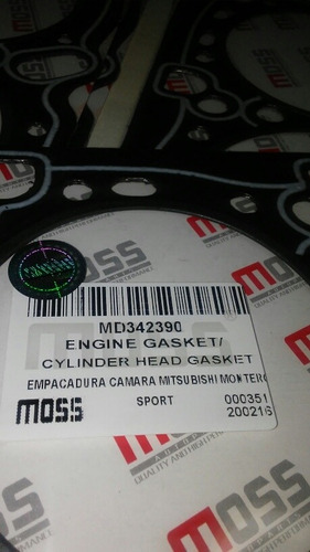 Empacadura Camara Mitsubishi Montero Sport 3.5 Marca Moss