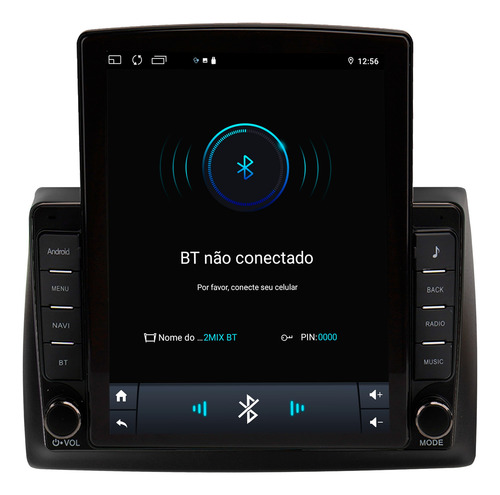 Multimídia Tesla Fiat Stilo 2+64gb Quadcore Carplay 9.7p