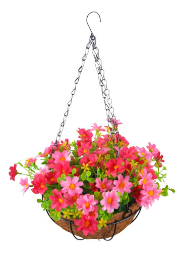 Maceta De Cadena De Cesta De Flores De Margaritas