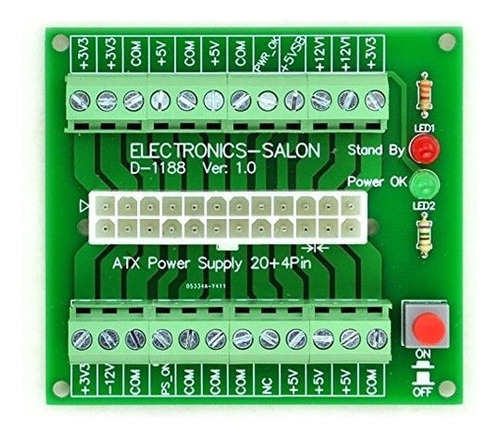 Electronicos Tablero De Fuente De Poder Atx Dc De 2420 Pines