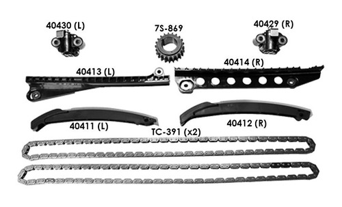 Kit De Distribucion Ford F-150 5.4 V8 Sohc 16v 2002-2003