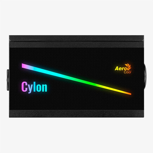 Imagen 3 de 4 de Fuente Pc Aerocool Cylon 600w Rgb 80 Plus Bronze