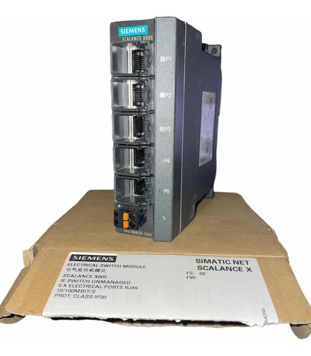 Siemens 6gk5005-0ba10-1aa3 Simatic Net Scalance X Switch