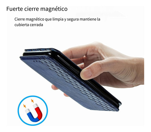 Funda De Piel Tipo Cartera Para Oppo Reno 13 F 4g, Reno 13 F 5g Y A5 Pro, Cierre Magnético Oculto