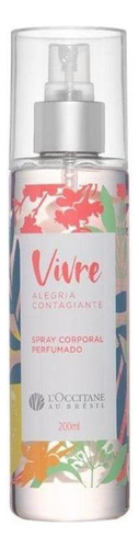 Body Splash Spray Corporal Loccitane Alegria Contagian 200ml