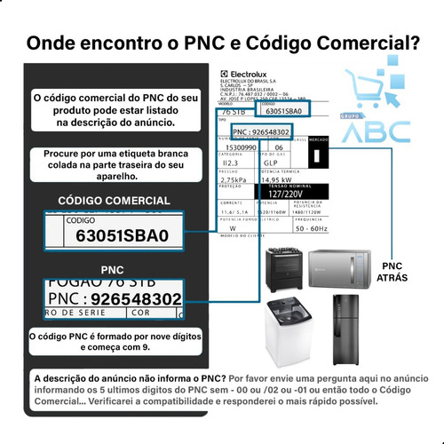 Vela Filtro Purificador Água Electrolux Pa21g Pa31g Original