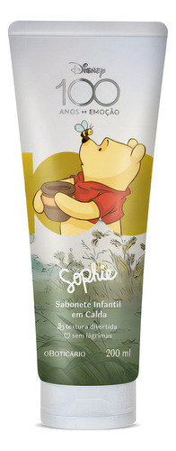 Sophie sabonete infantil o boticário 200 ml disney100