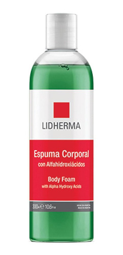 Lidherma Espuma Corporal Con Aha's 300g Celulitis Flacidez