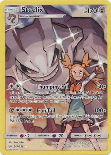 Steelix 247/236 Secret Raro Pokemon Tcg