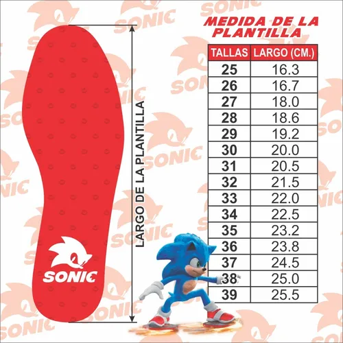 Zapatillas rojas sonic new arrivals