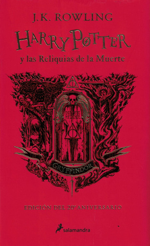 Libro Harry Potter 7 Reliquias De La Muerte  20aniv. Rojo -