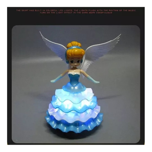 Fada Frozen Boneca Bailarina Musical Acende Luz E Canta