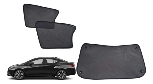 Parasol Cortinas Nissan Versa Modelo 2020-2022 Kit 2 (ae05)