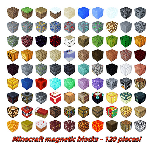 Juguetes De Bloques De Construcción De Minecraft De 120 Unid