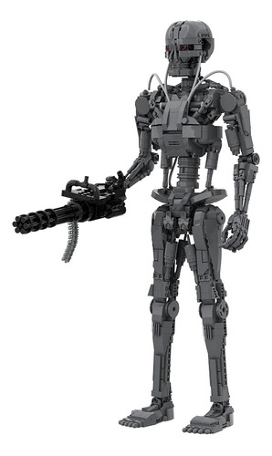 Figura De Acción Terminator Mecha Robot Block Set