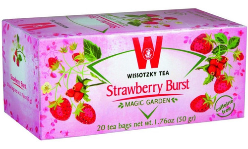 Te Wissotzky Fresas Tea Strawberry Burst Magic Garden