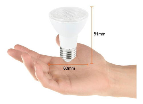 Imagen 5 de 5 de Bombillo Led Par20 Atenuable, 7w, Luz Cálida Tecnolite