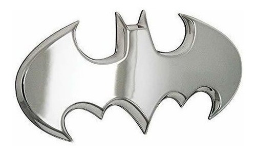 Batman 3d Cromado Batwing Auto Emblema Calcomania Satin 35 X