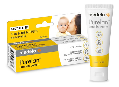 Medela Crema Lanolina Purelan 37g Compatible Con Lactancia