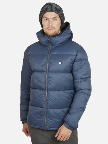 Parka Fat Quilted Hombre Azul Maui And Sons