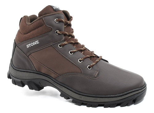 Bota Borcego  Trekking Talle Especial Impermeable Stone 4106