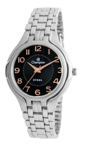 Relógio Champion Qtz Unissex Aço Ca20689t