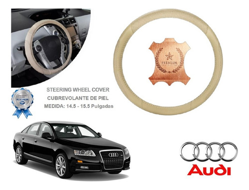 Funda Cubrevolante Beige Piel Audi A6 2008