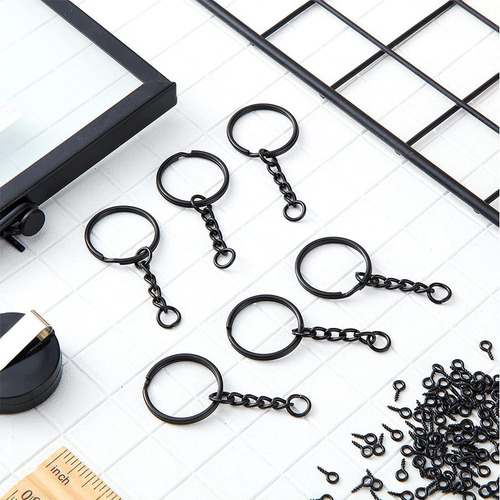2025 Kit De Anillos De Llavero De 360 Uds, Ganchos De