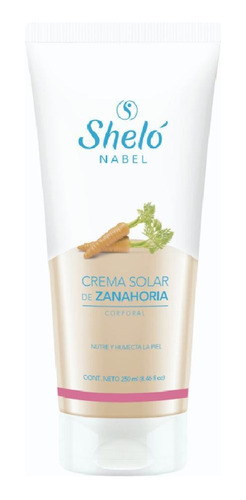 Crema Solar De Zanahoria Shelo