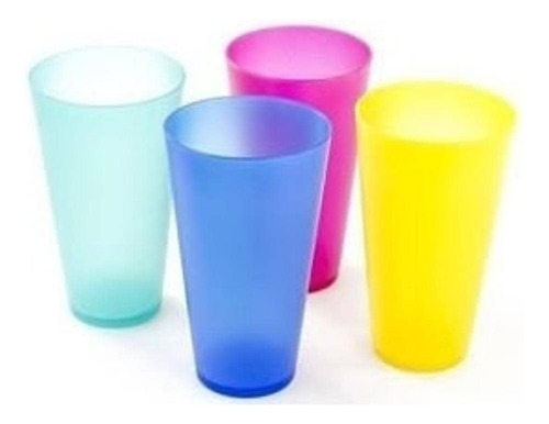 Vasos Plásticos Licoreros 16 Oz Colores Variados Por Bulto 