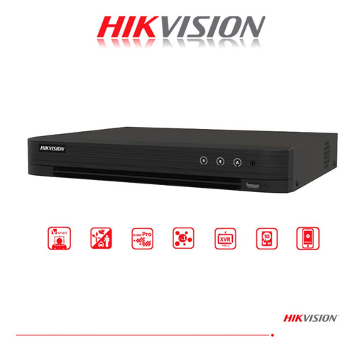 Kit Vigilancia 2 Camaras Hikvision 3k 5mp, 2.8m Colorvu, 1tb