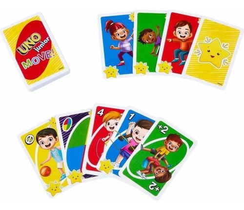 Uno Junior Move, Original Mattel. A Partir De Los 3 Años!