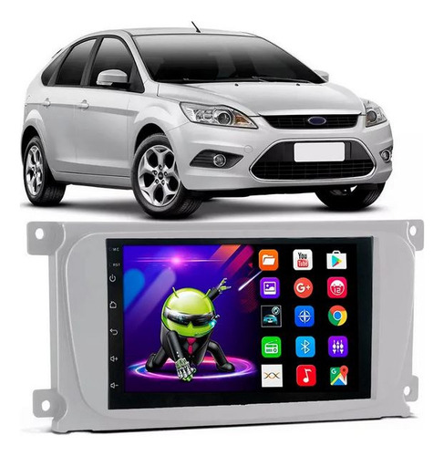 Multimidia Focus 2008-2012 Android Auto Carplay Ford Focus