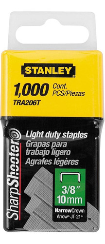Grapas Stanley 3/8 10mm Para Modelos Stanley Tr45 Y Tr40.