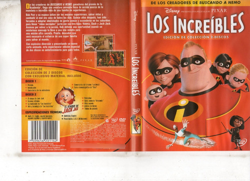 Los Increíbles (2004) (2 Dvd) - Original - Mcbmi