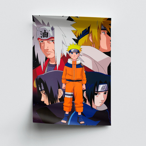5 Posters Naruto - Naruto Shippuden 33 X 48 Cm
