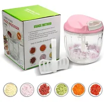 Comprar Picadora Mezclador Procesador Triturador Manual Verduras Ajo