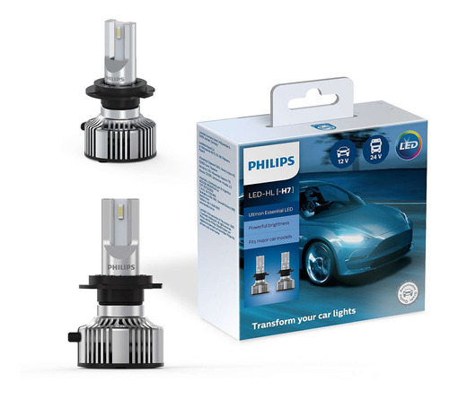 Lampara Philips Led H7 12-24v 1500lm Ultinon Essentials