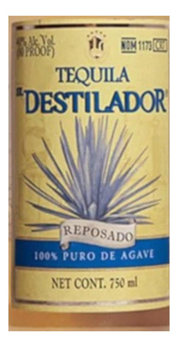 Pack De 6 Tequila El Destilador Reposado 750 Ml