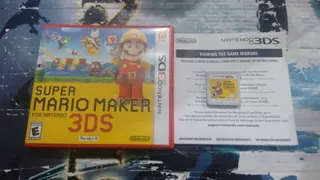 Super Mario Maker Completo Para Nintendo 3ds,excelente Titul