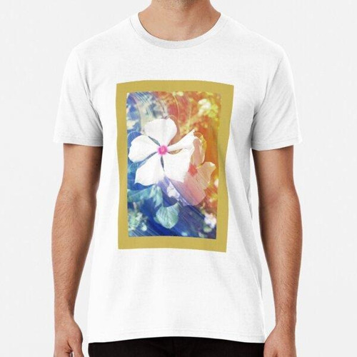 Remera Arte Digital Vinca Fundo Amarelo Algodon Premium