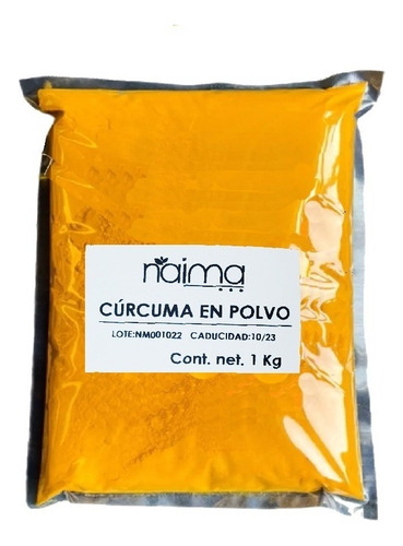 Curcuma Pura Polvo/molida 1 Kg