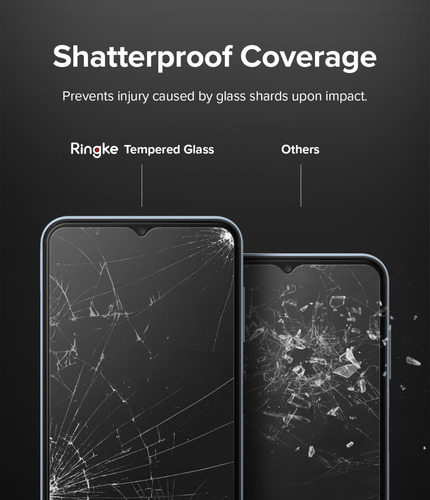 Imagen 9 de 10 de Vidrio Templado Para Samsung Galaxy A13 / 5g Ringke Pack X2